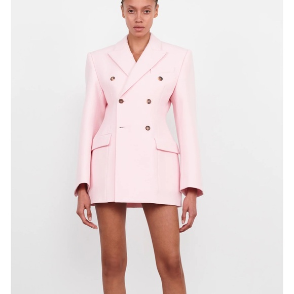 WARDROBE.NYC Jackets & Blazers - Wardrobe NYC Pink Double-Breasted Blazer